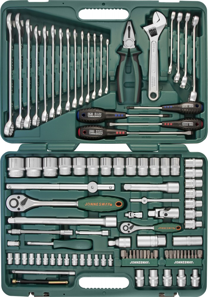 S04H624101SA (S04H624101SA18) Набор инструмента универсальный 1/4", 1/2"DR, 101 предмет