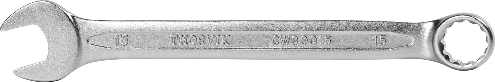 CW00015 Ключ гаечный комбинированный, 15 мм