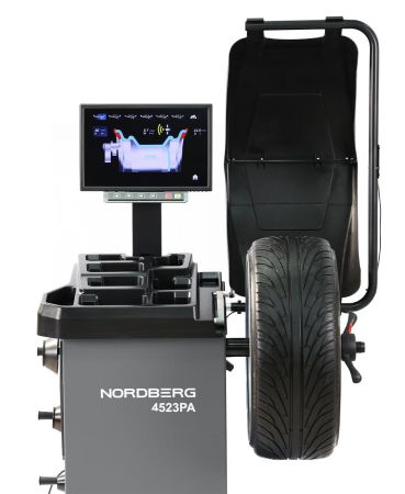 Станок балансировочный автоматический с дисплеем, серый NORDBERG 4523PA(G)