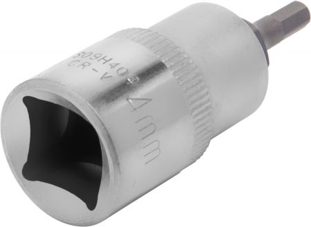 S09H404 Насадка торцевая 1/2"DR с вставкой-битой шестигранной, H4, 55 мм