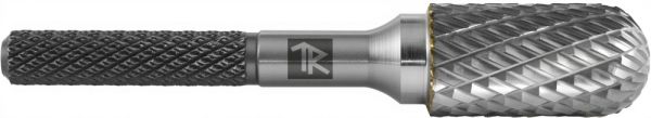 TRRBC12250670-2 2 Борфреза твердосплавная цилиндрическая с радиусным торцом, тип C, 12 мм, двойная н