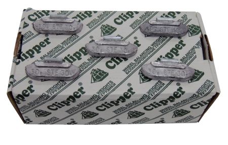 Грузики балансировочные для стальных дисков 30 г, 100 шт. CLIPPER 0230
