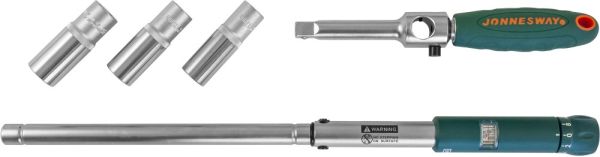 T02170 Ключ баллонный инерционный с динамометрической рукояткой, 70-170 Нм и головками торцевыми в н