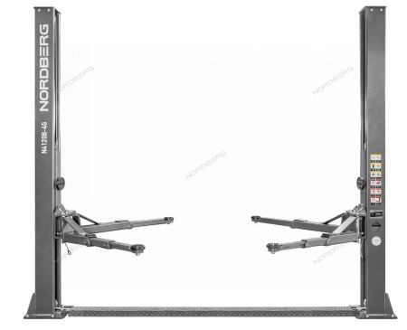 Подъемник двухстоечный 4 т, 380 В, серый NORDBERG N4120B-4G_3+2_380