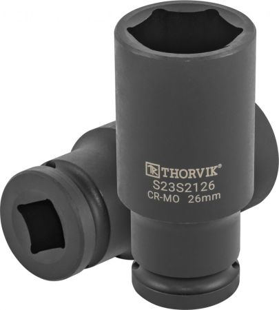 S23S2126 Головка торцевая ударная глубокая 1/2"DR, 26 мм