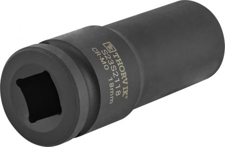 S23S2118 Головка торцевая ударная глубокая 1/2"DR, 18 мм