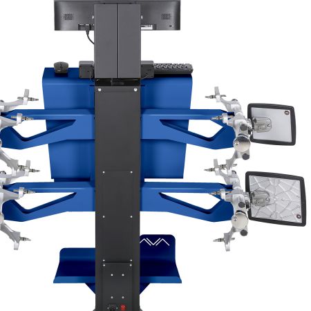 Стенд сход-развал 3D модель для ям и подъемников NORDBERG C803_синий