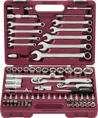 UTS0082 Набор инструмента универсальный 1/4", 1/2"DR, 82 предмета