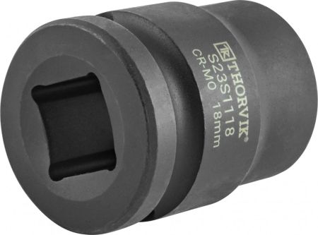 S23S1118 Головка торцевая ударная 1/2"DR, 18 мм
