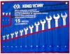 Набор комбинированных ключей KING TONY 1215MRN02