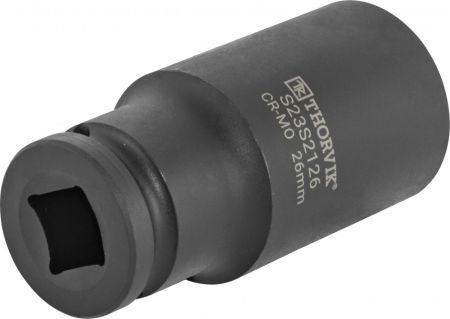S23S2126 Головка торцевая ударная глубокая 1/2"DR, 26 мм